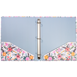 Three Ring Binder, Wild Blooms