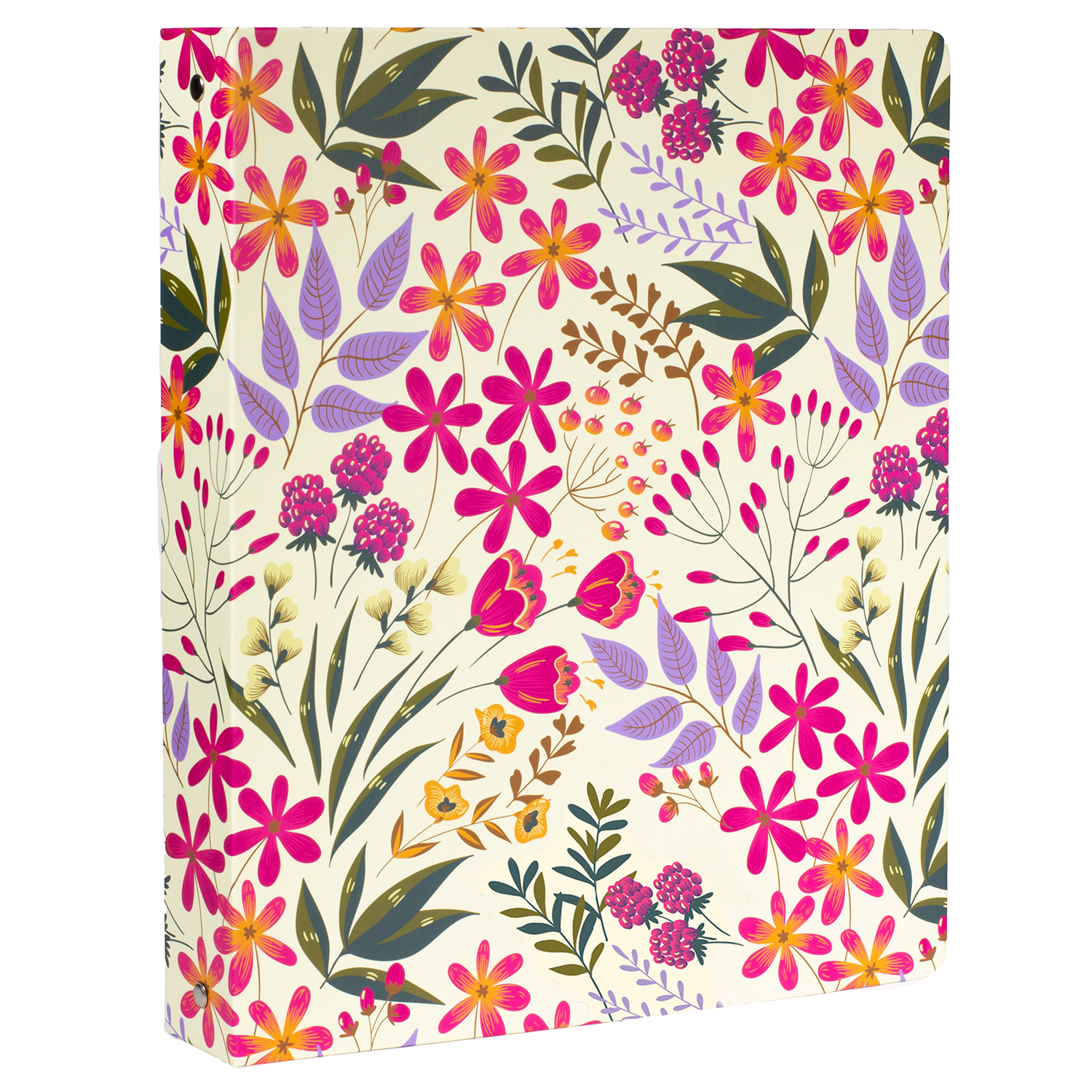 Three Ring Binder, Wildflowers