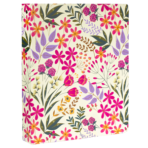 Three Ring Binder, Wildflowers