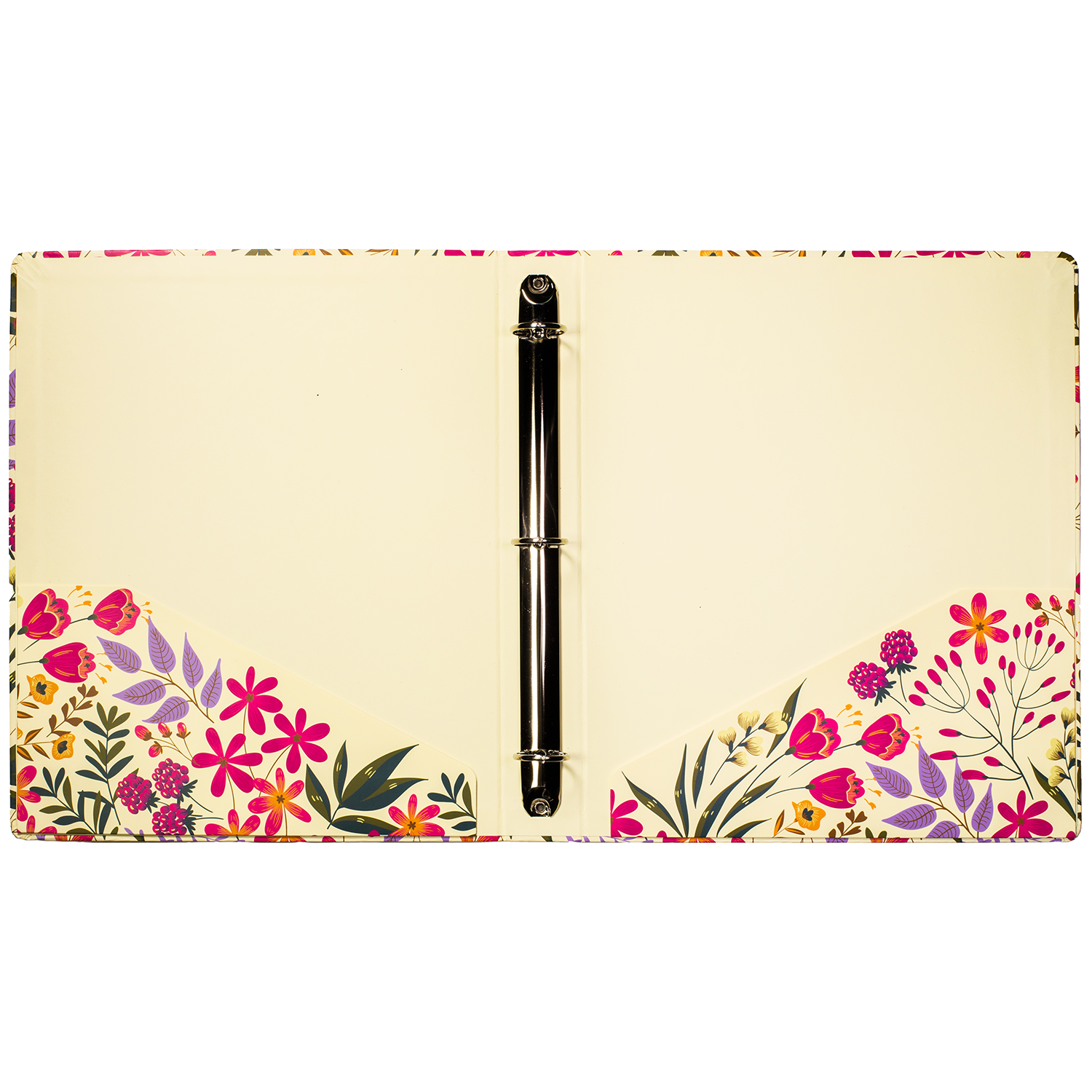 Three Ring Binder, Wildflowers