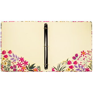 Three Ring Binder, Wildflowers