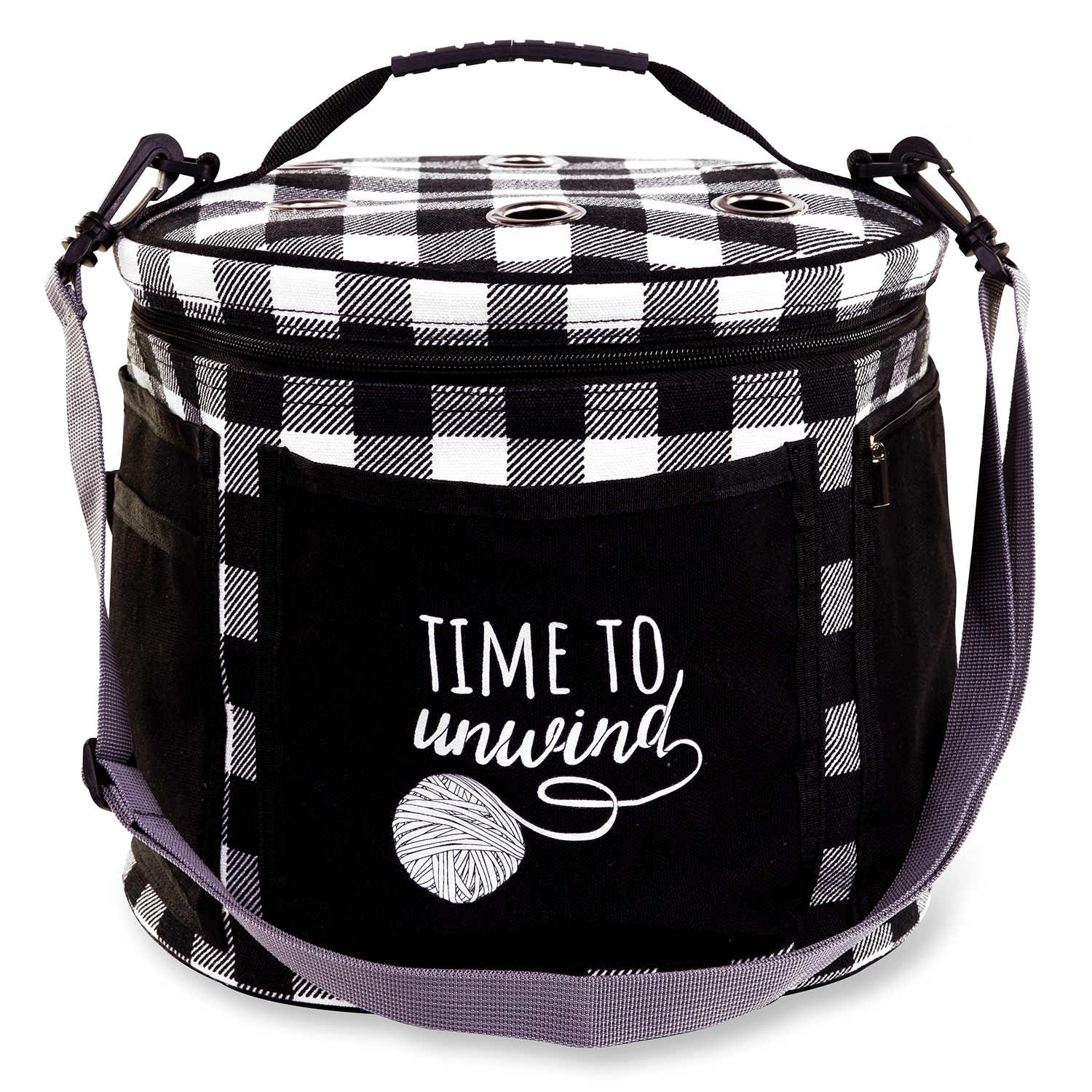 Yarn Bag, Buffalo Check