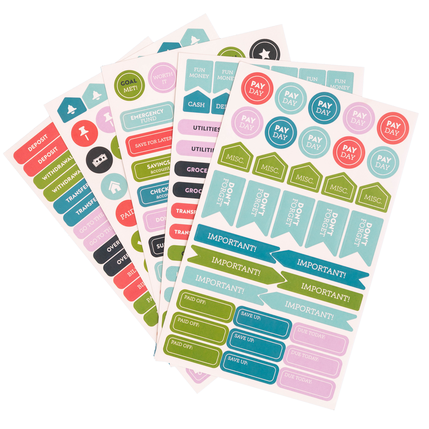 Budget Sticker Pack