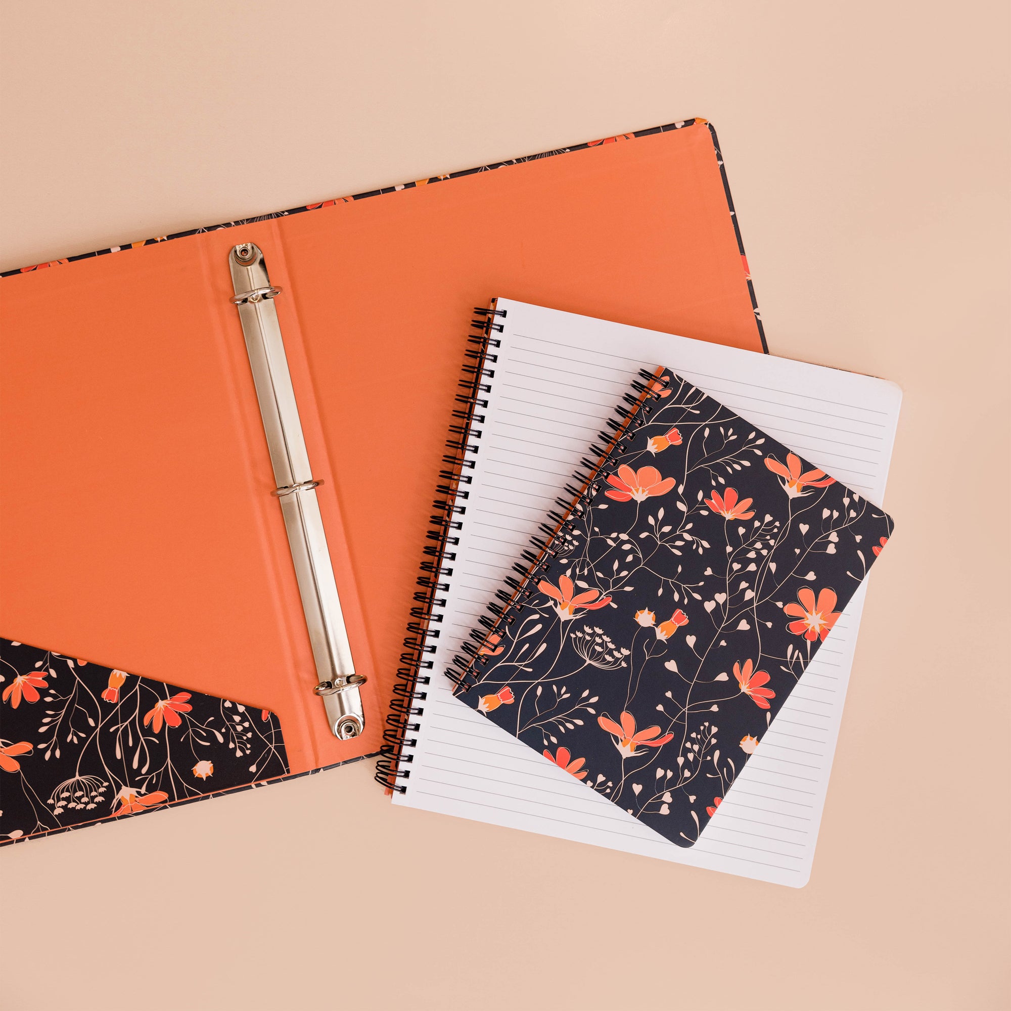 Large Notebook, Floral Vines