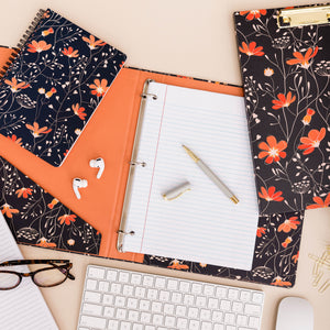 Large Notebook, Floral Vines