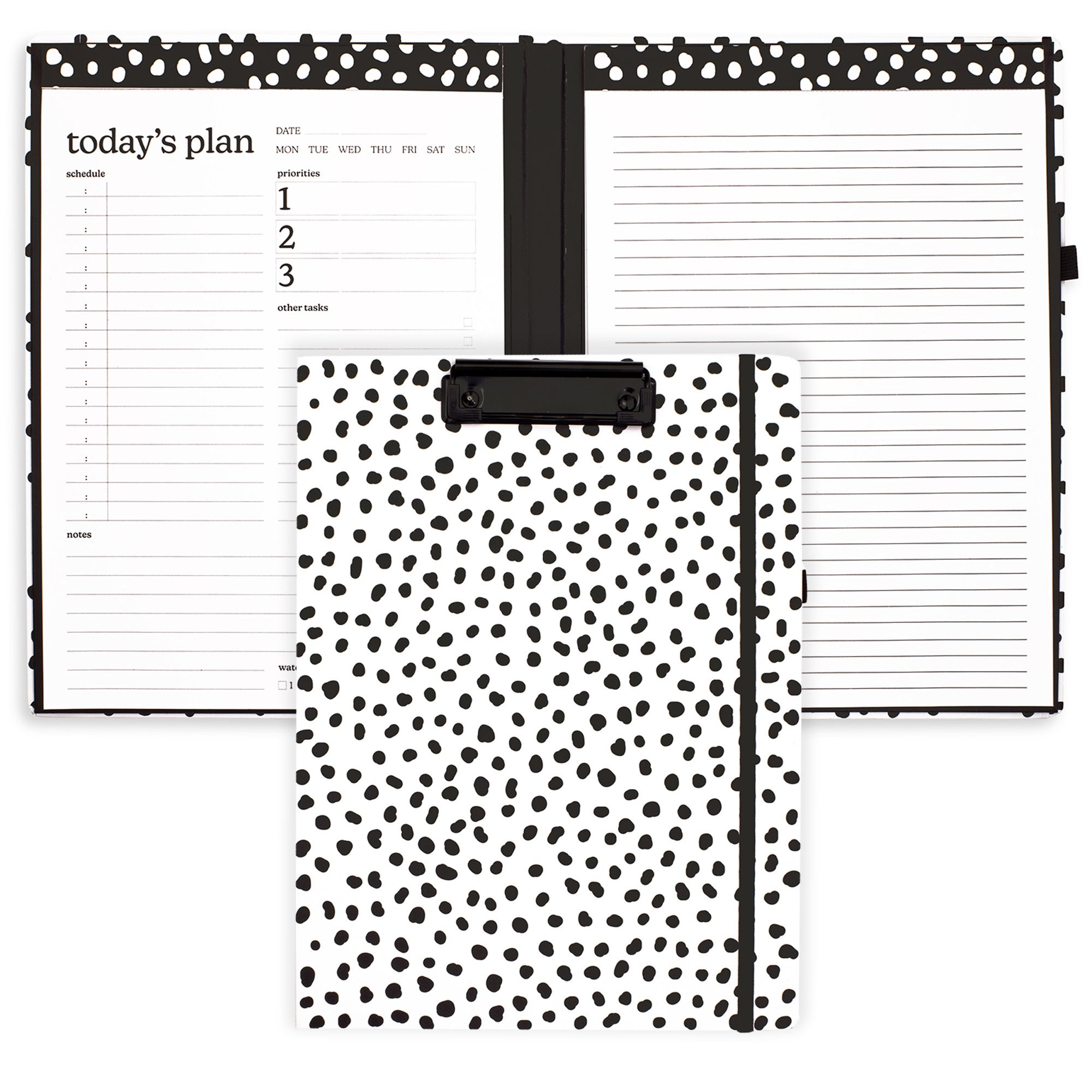 Steel Mill & Co.® Textured Large Dots Clipboard Folio